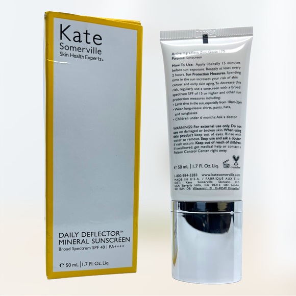 NIB Kate Somerville Daily Deflector Mineral Face Sunscreen SPF 40 PA++++, 1.7 oz - Picture 5 of 10